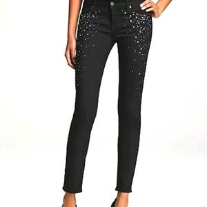 7 For All Mankind Women's Slim Cigarette black 24